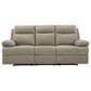 Ashley Side-Swipe Manual Reclining Sofa in Mocha, , large