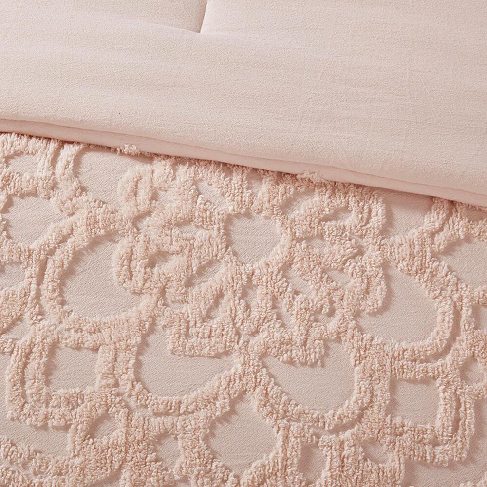 Hampton Park Laetitia 3-Piece King Comforter Set in Blush, , large