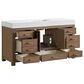 37B Alanya 60" Single Bathroom Vanity in Walnut Drift with White Composite Stone Top, , large