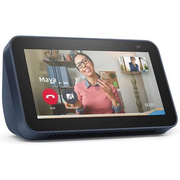 Amazon Echo Show 5 Smart Display with Alexa and 2 MP Camera in Deep Sea Blue (2nd Generation), , large