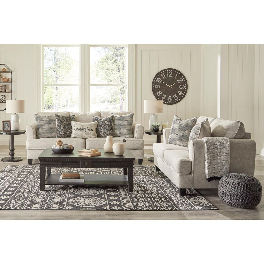 Signature Design by Ashley Callisburg Stationary Loveseat in Linen, , large