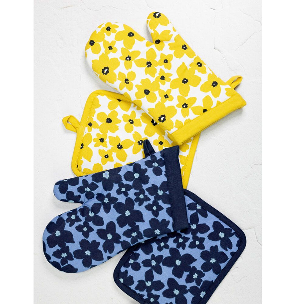 Mukitchen Designer Potholder in Buttercup Floral, , large