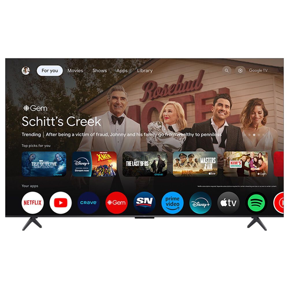 TCL 50" Class QM6K Series 4K UHD HDR QD Mini LED - Smart TV with 2 Channel Soundbar in Black, , large
