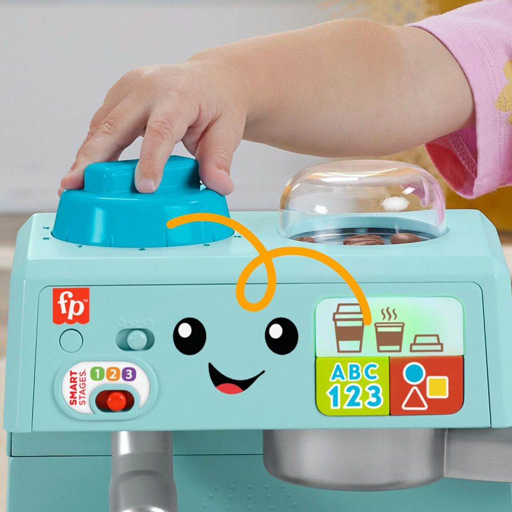 Fisher Price Laugh and Learn Learn and Serve Coffee Cafe Playset in Multicolor, , large