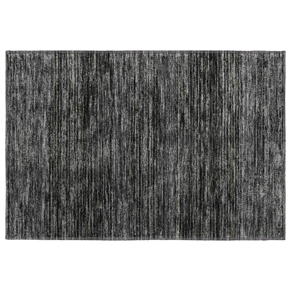 Dalyn Rug Company Soft Essentials Solid Charcoal 2"6" x 3"10" Indoor/Outdoor Area Rug, , large