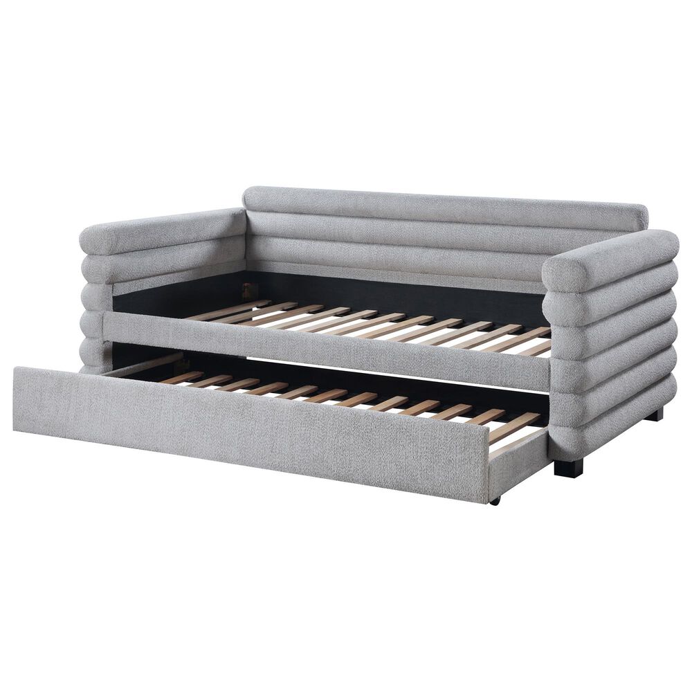 Pacific Landing Patricia Daybed with Trundle in Gray, , large