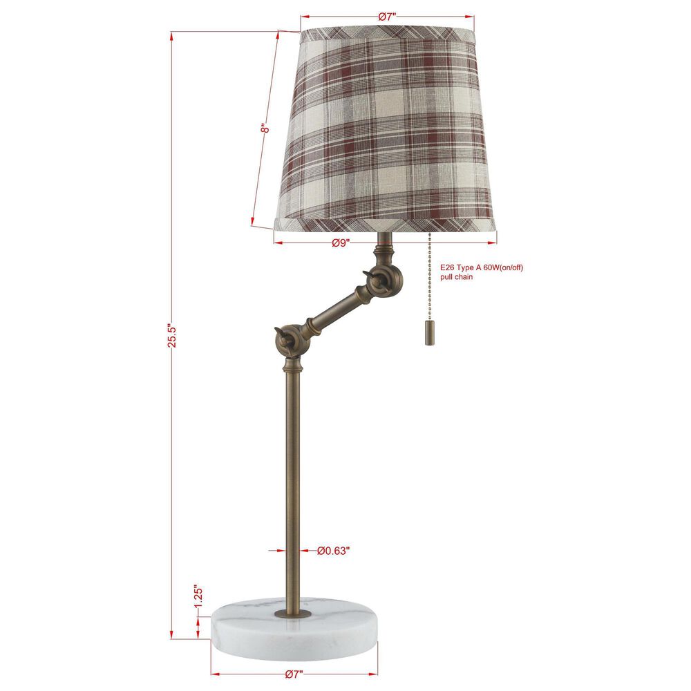 Southern Lighting Drew Buffet Lamp in Bronze, , large