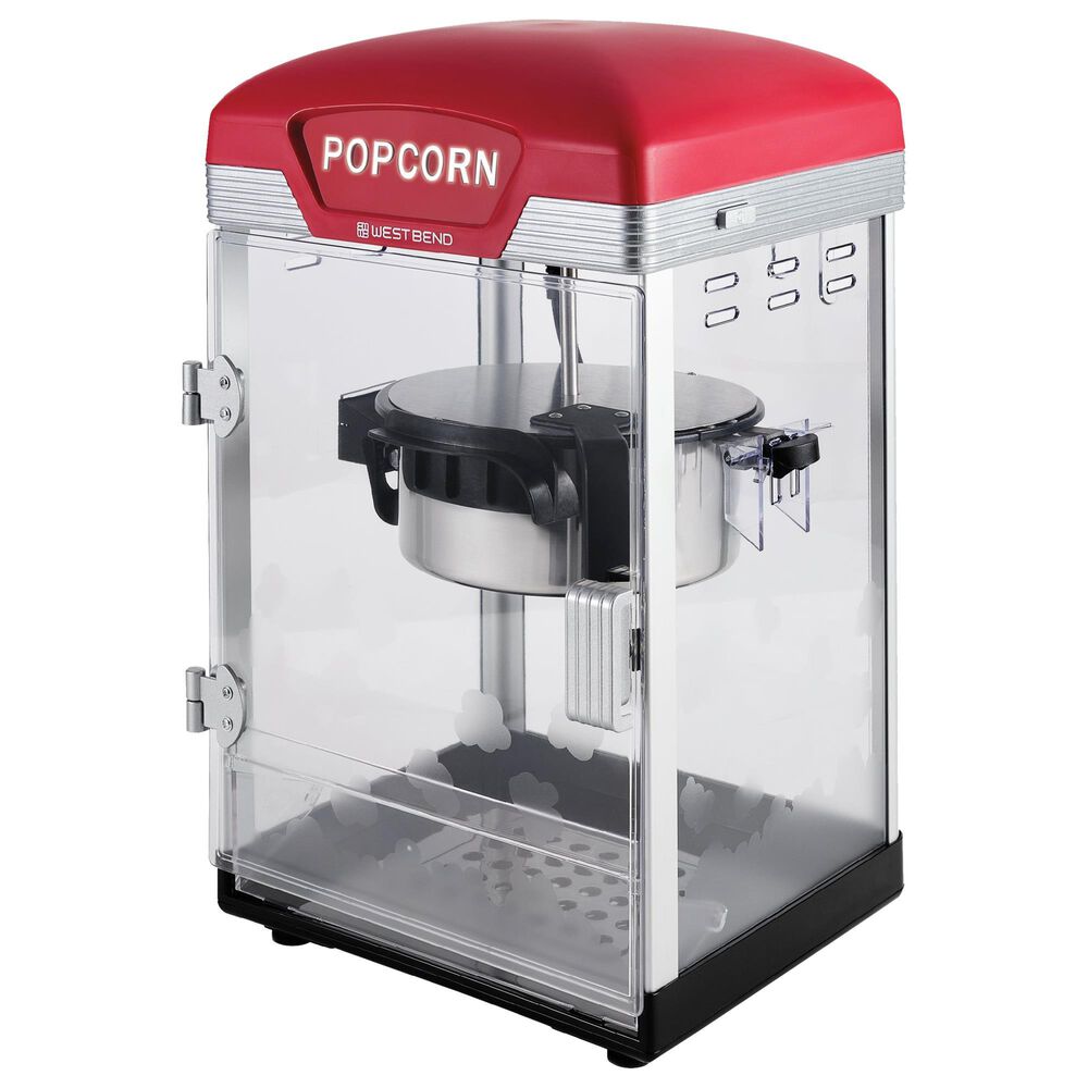 West Bend Theater Crazy 4 Qt. Popcorn Machine in Red, , large