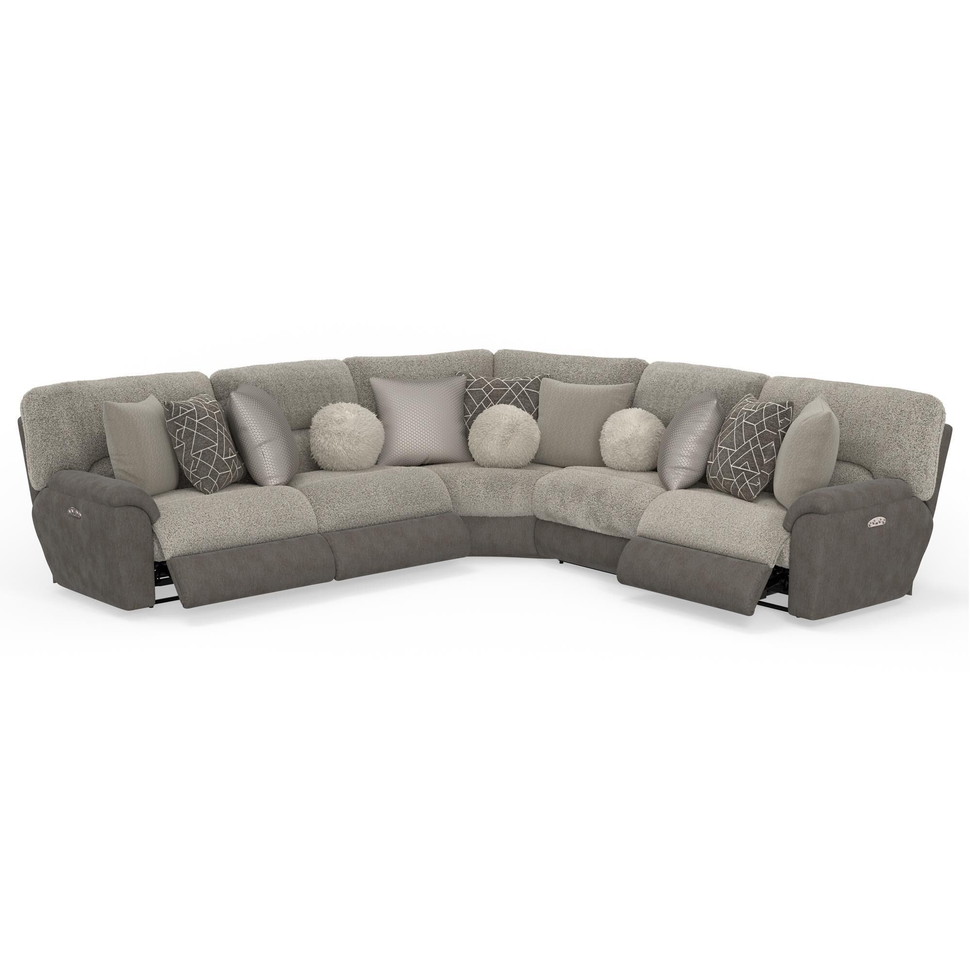 Catnapper Rendezvous 5-Piece Power Reclining Symmetrical Sectional