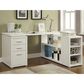 Pacific Landing Yvette L-Shape Desk in White, , large