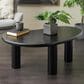 37B Wood Heart Coffee Table in Black, , large