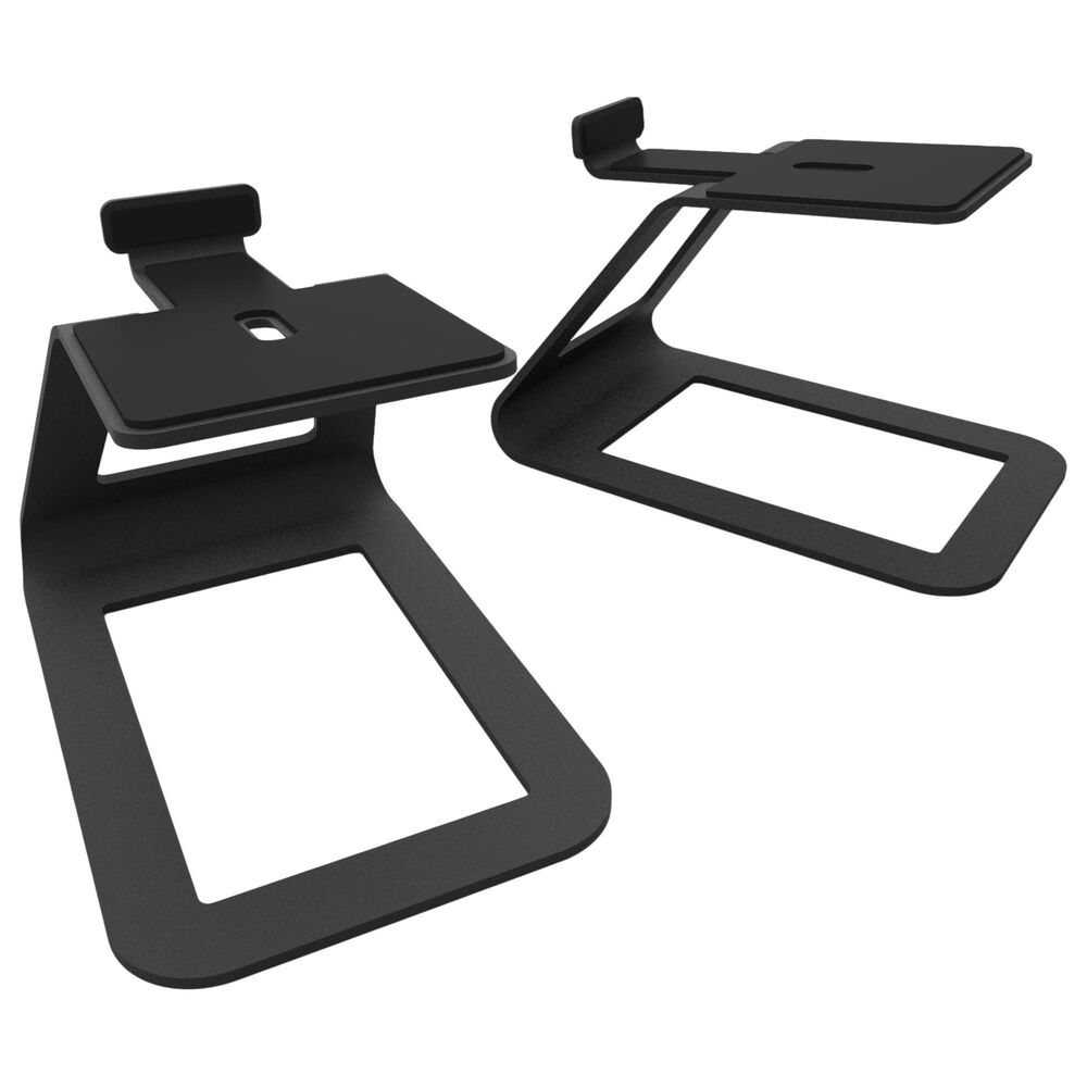 Kanto Elevated Desktop Speaker Stand for Midsize Speakers in Black (Set of 2), , large