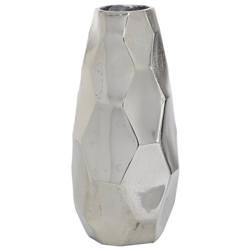 Maple and Jade 15" x 7" Vase in Silver, , large