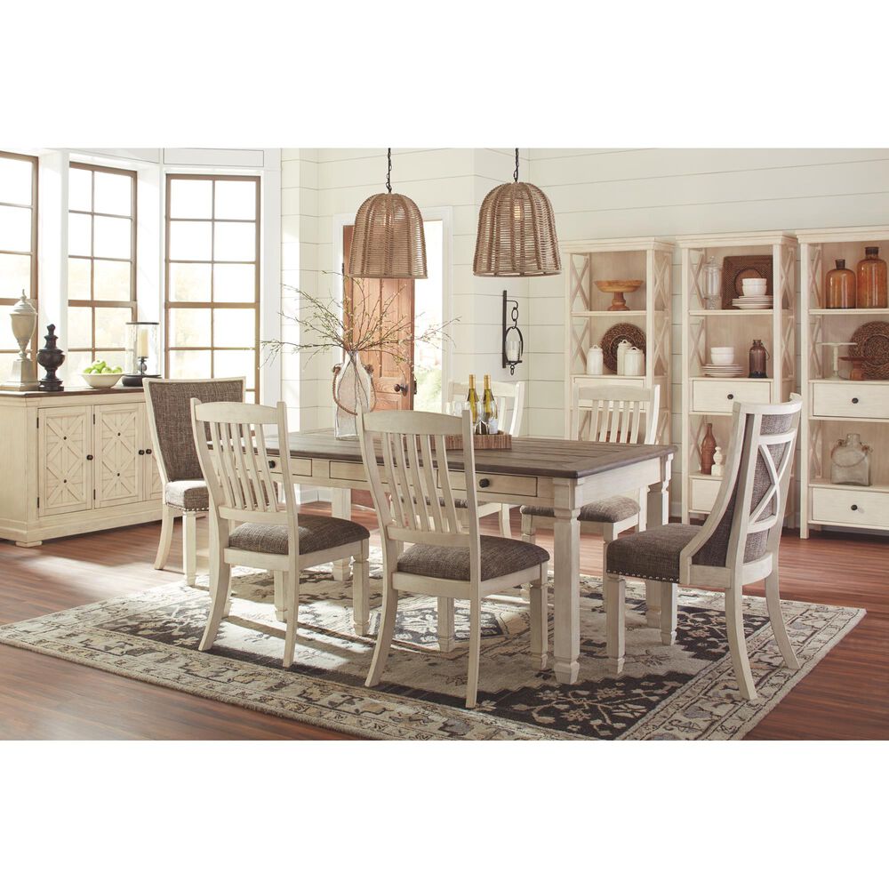 Signature Design by Ashley Bolanburg Side Chair in Antique White, , large