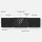 Mobile Pixels Tetra Keyboard in Black, , large