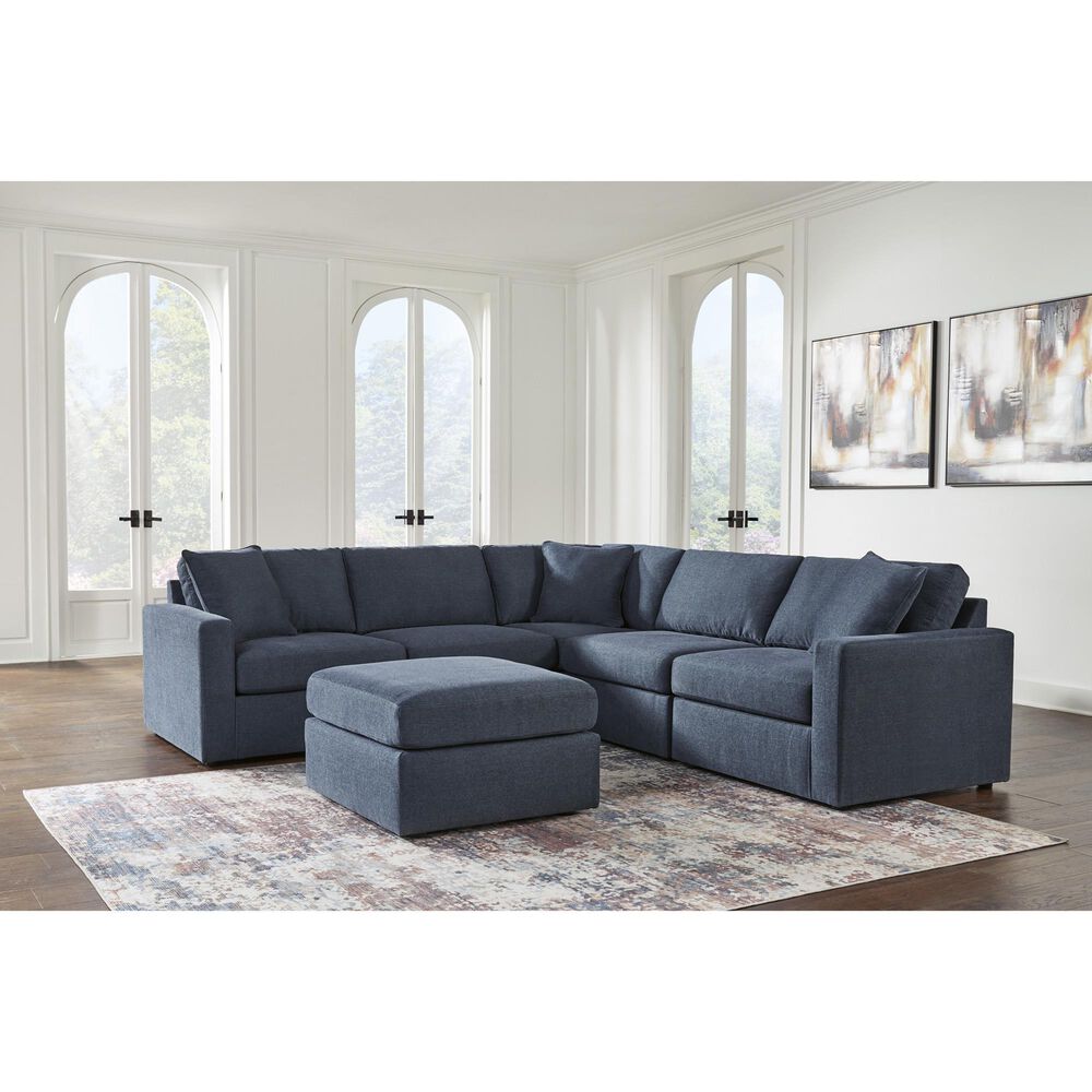 Ashley Modmax Oversized Accent Ottoman in Ink, , large