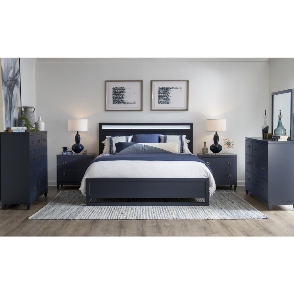 Legacy Classic Summerland Dresser Mirror in Inkwell Blue, , large