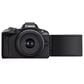 Canon EOS R50 RF-S18-45mm F4.5-6.3 IS STM & RF-S55-210mm F5-7.1 IS STM Lens Kit (Black) Mirrorless Camera, , large