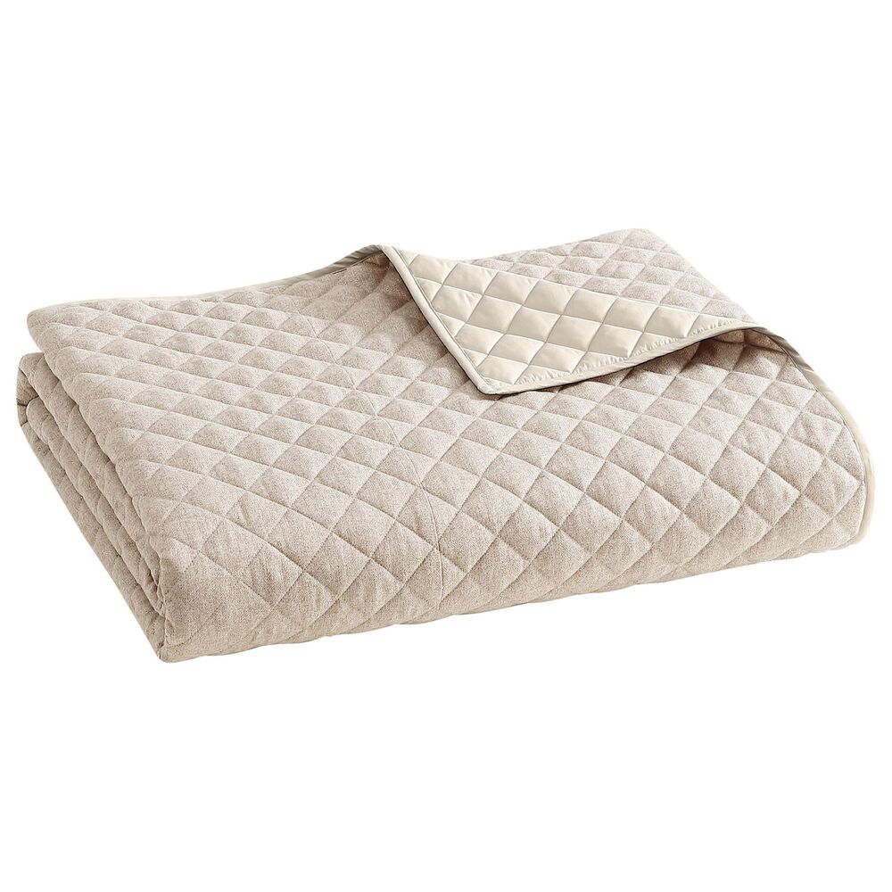 Hallmart Collectibles Hemet 3-Piece Queen Coverlet Set in Beige, , large