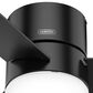 Hunter Minimus 52" Ceiling Fan with LED Lights in Matte Black, , large