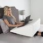 Timberlake Lavish Home High Wedge Memory Foam Pillow in Ivory, , large
