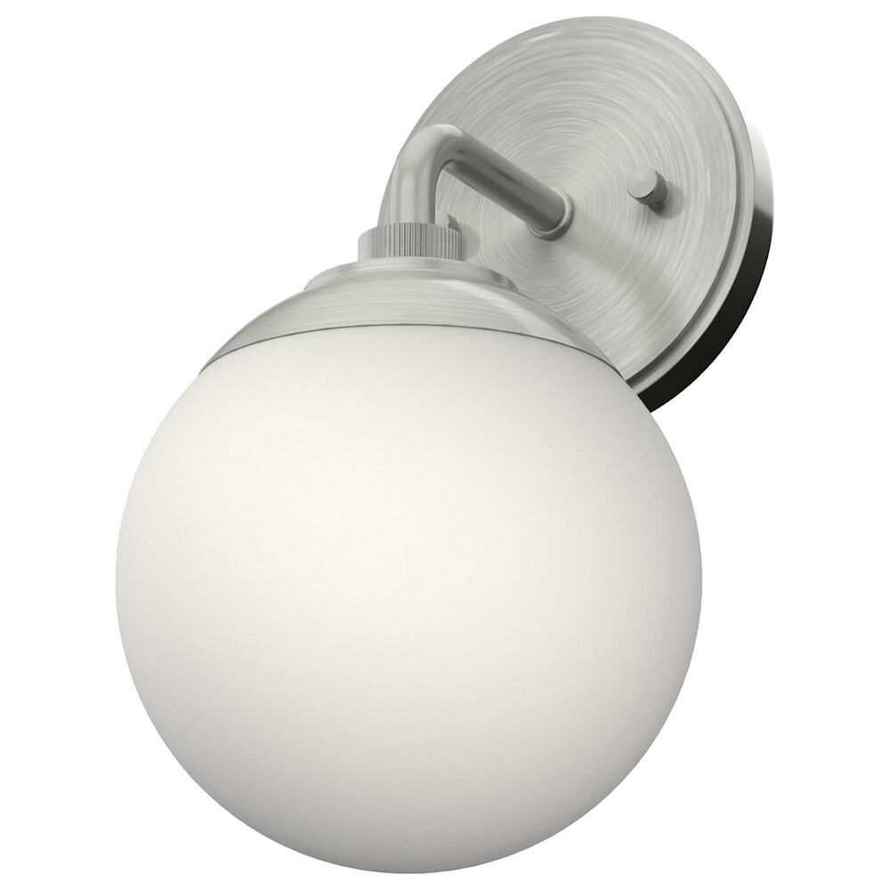 Hunter Hepburn 1-Light Wall Sconce in Brushed Nickel, , large