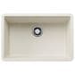 Blanco Precis 27" Single Bowl Kitchen Sink in Soft White, , large