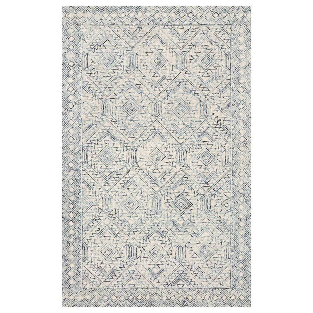 Loloi II Ziva ZV-03 7"9" x 9"9" Bluestone, , large