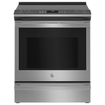 GE Profile 30" Smart Slide-In Electric Range in Stainless Steel, , large