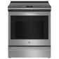 GE Profile 30" Smart Slide-In Electric Range in Stainless Steel, , large