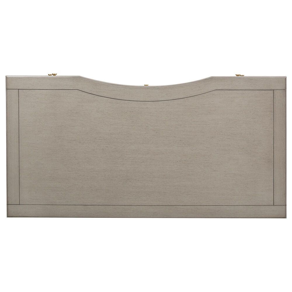 Hearth and Haven Dauphin Executive Desk in Grey and Gold, , large