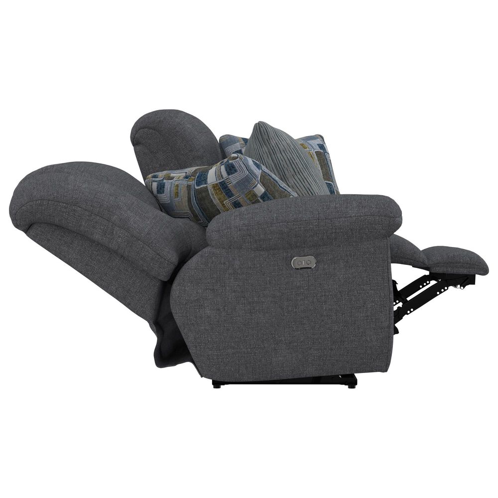 Catnapper Trifecta Power Reclining Rocking Loveseat in Smoke, , large