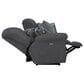 Catnapper Trifecta Power Reclining Rocking Loveseat in Smoke, , large