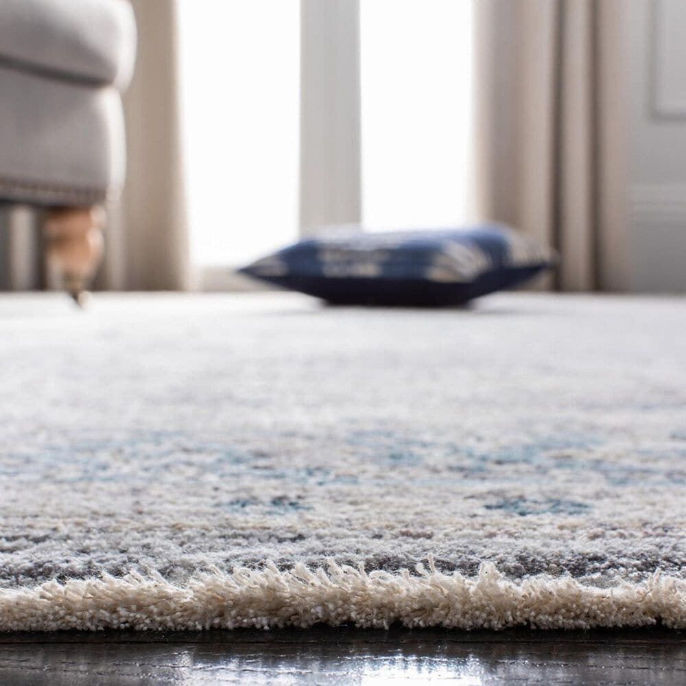 Safavieh Dream DRM411H 2&#39; x 8&#39; Grey and Blue Runner, , large