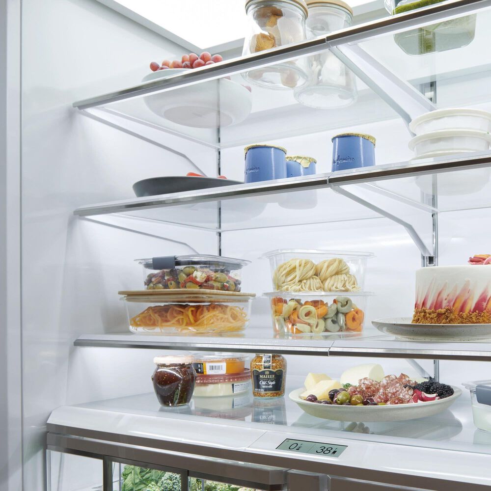 Sub Zero 29.1 Cu. Ft. Classic Side-By-Side Refrigerator with Tubular Handle in Stainless Steel, , large