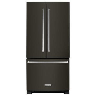 KitchenAid 22 Cu. Ft. French Door Refrigerator in PrintShield Black Stainless Steel, , large