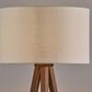 Adesso Director Floor Lamp in Walnut, , large