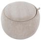 Lumisource Tray Storage Pouf in Light Brown, , large