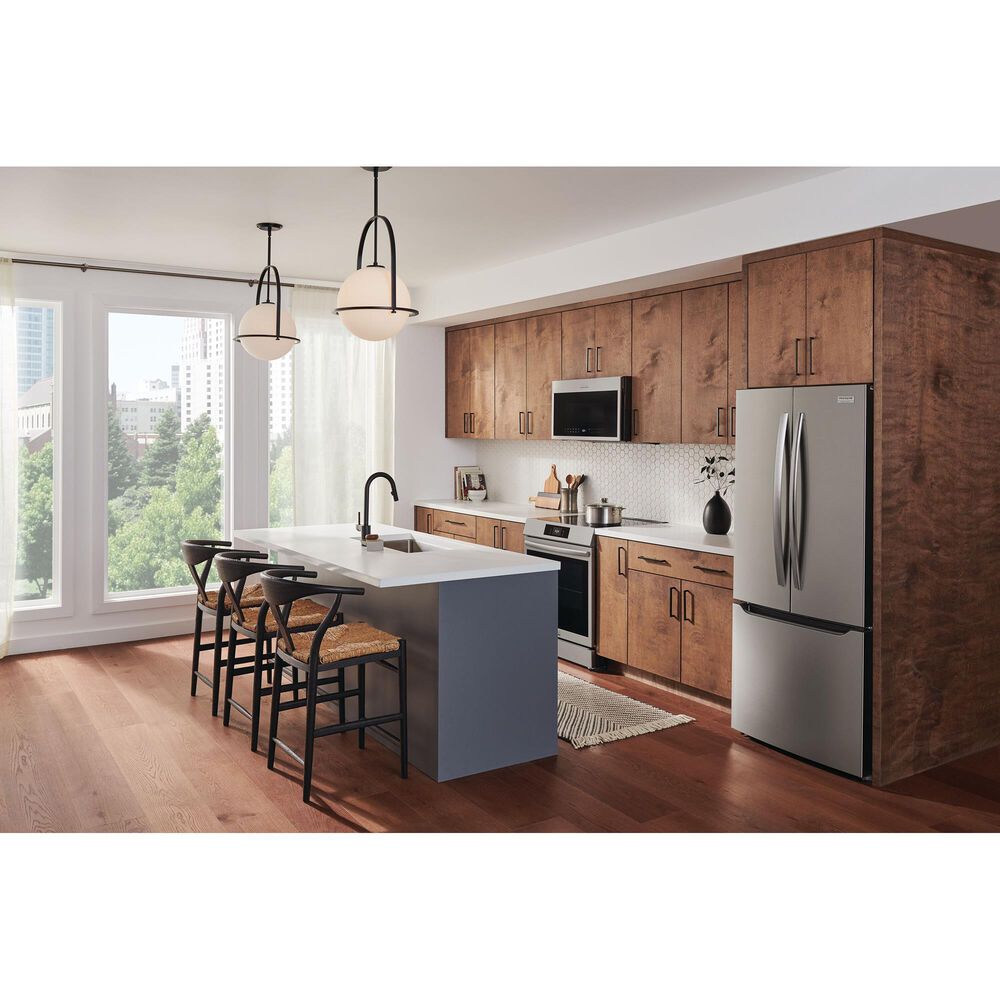 Frigidaire Gallery 20.0 Cu. Ft. Standard-Depth French Door Refrigerator in Stainless Steel, , large