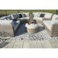 Ashley Calworth Patio Ottoman in Light Brown, , large