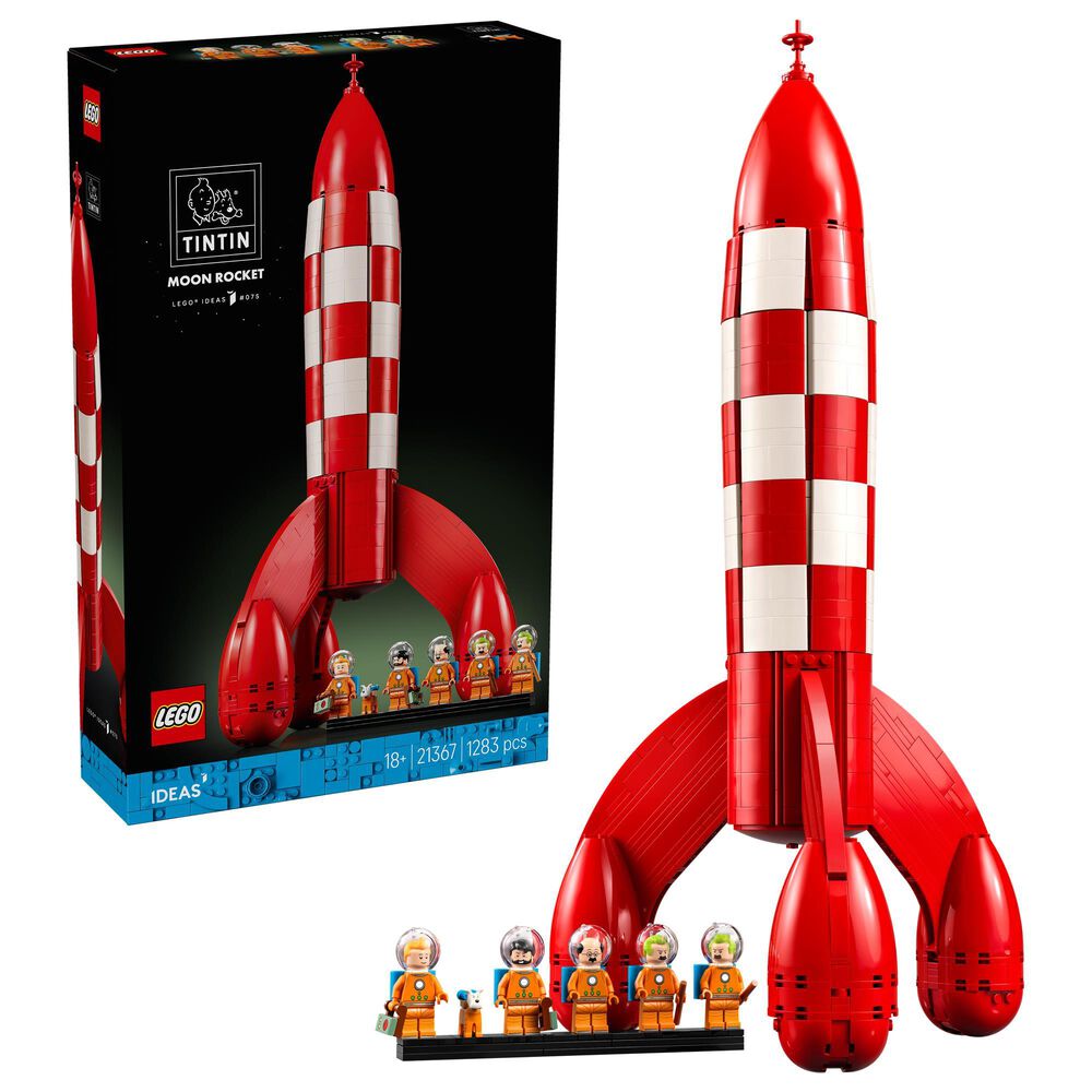 LEGO Tintin Moon Rocket Building Set, , large