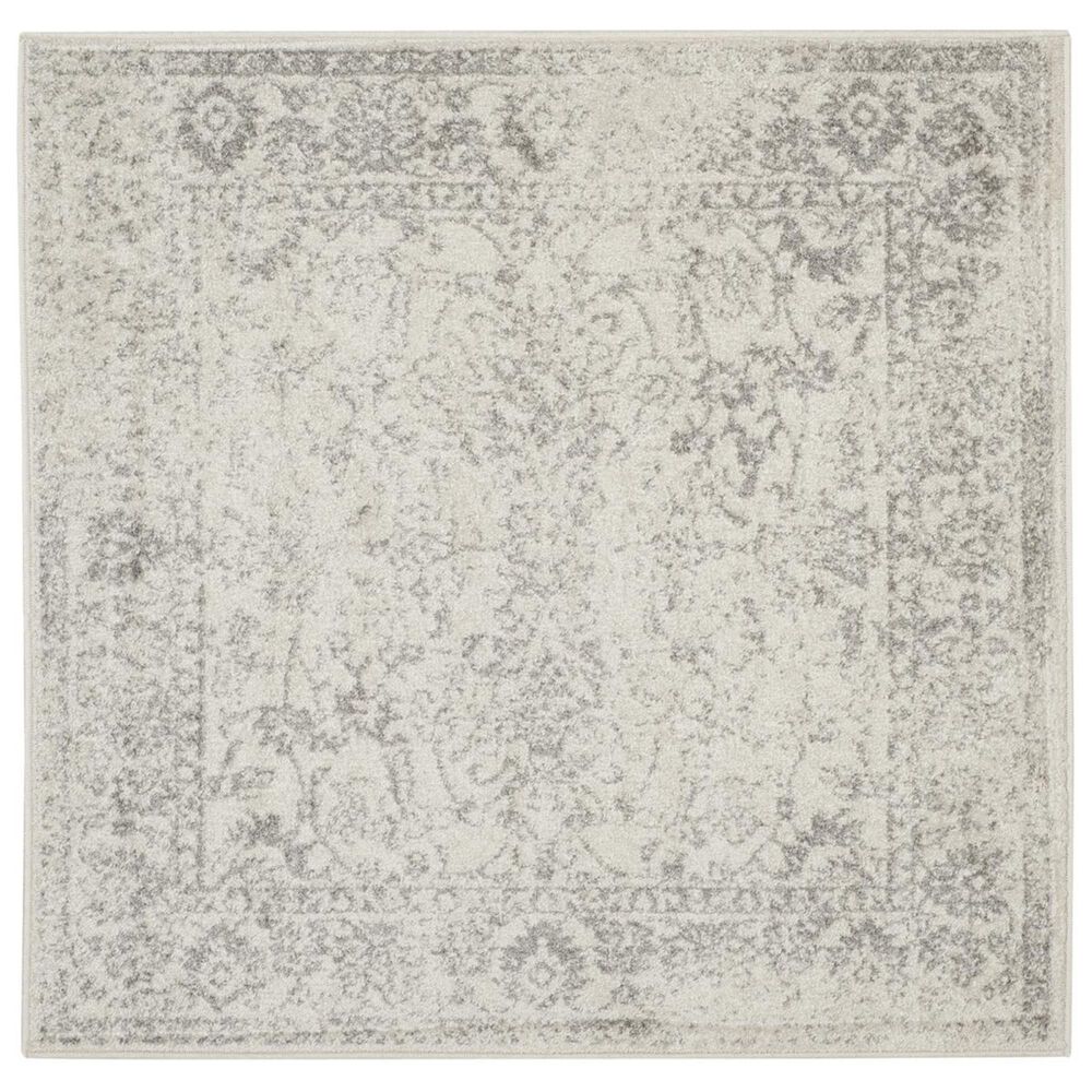 Safavieh Adirondack ADR109C-4SQ 4" x 4"  Ivory/Silver Square Rug, , large