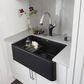 Blanco Ikon 30" Apron Single Bowl Farmhouse Sink in Anthracite, , large