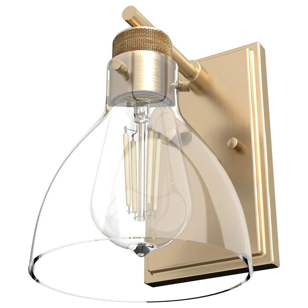 Hunter Van Nuys 1-Light Wall Sconce in Alturas Gold, , large