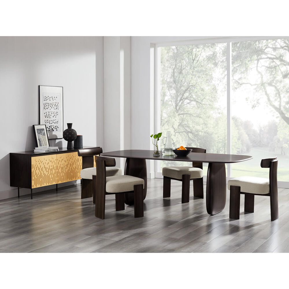 Natural Bamboo Furnishings Olly Side Chair in Caviar, , large