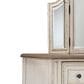 Ashley Realyn Vanity with Mirror and Stool in Chipped White and Brown, , large