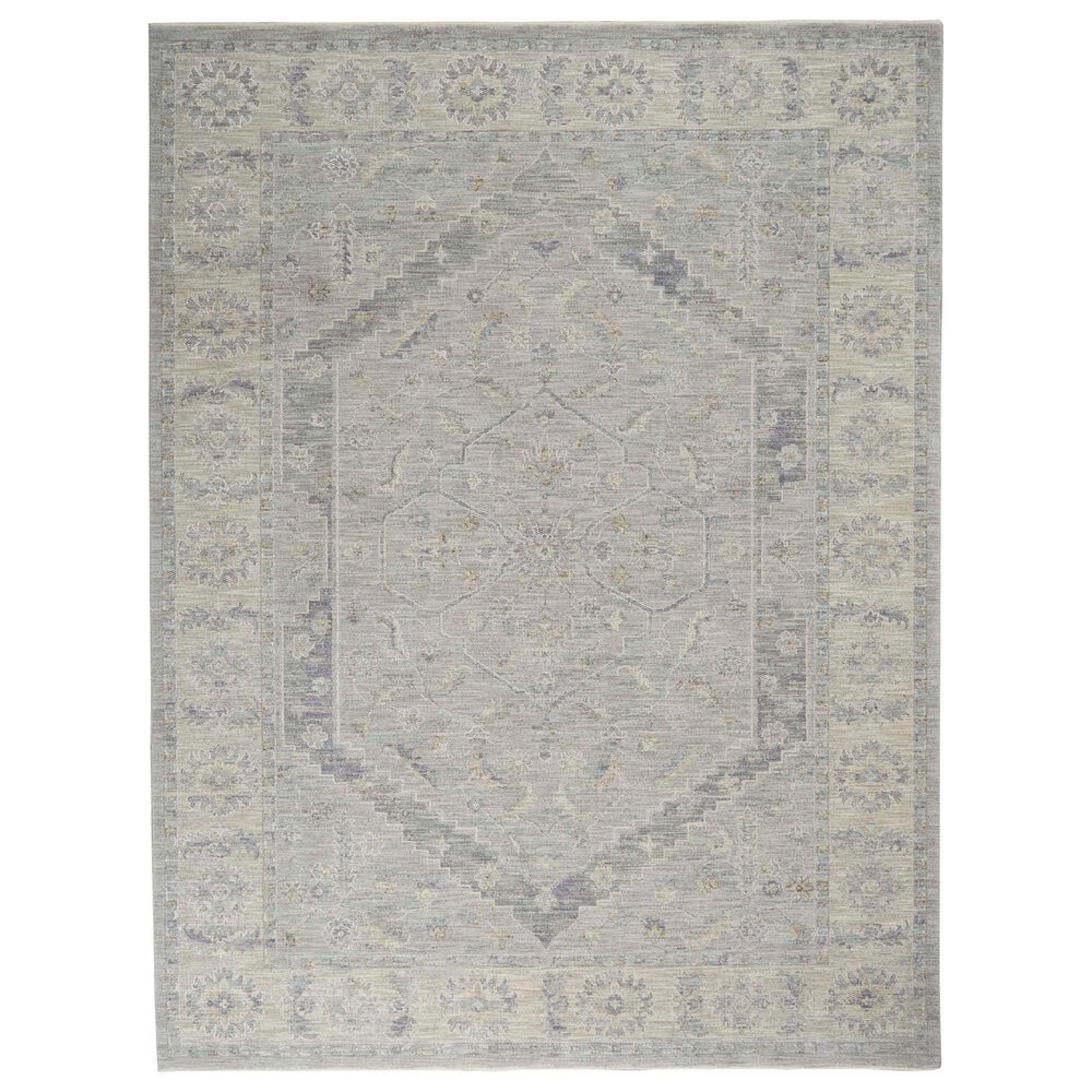 Nourison Infinite 7"10" x 10"4" Grey Area Rug, , large