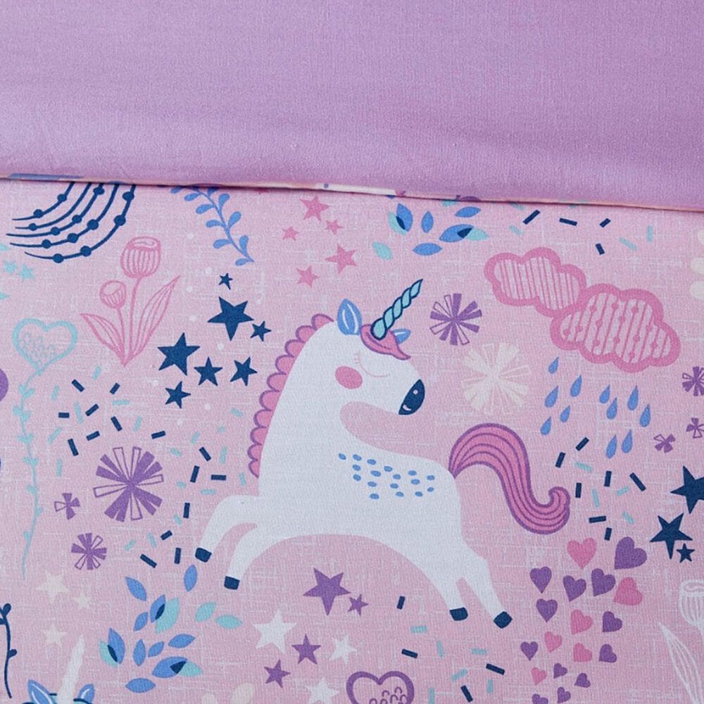 Hampton Park Lola Unicorn Cotton Comforter Set - F/Q, , large