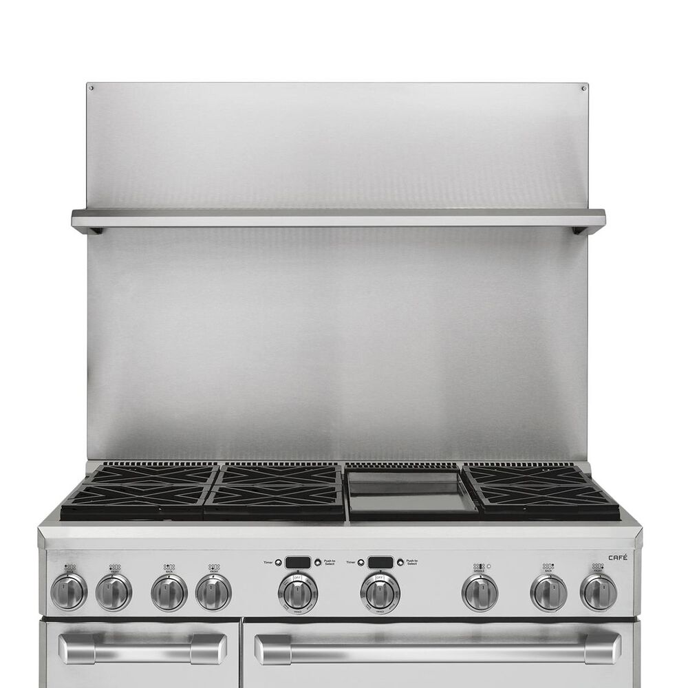 GE Profile 48" Backsplash in Stainless Steel, , large