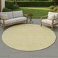 Dalyn Rug Company Soft Essentials Solid Wheat 8" Round Area Rug, , large